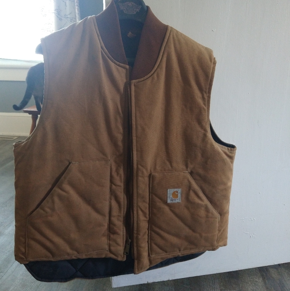 Vintage Carhartt lined vest